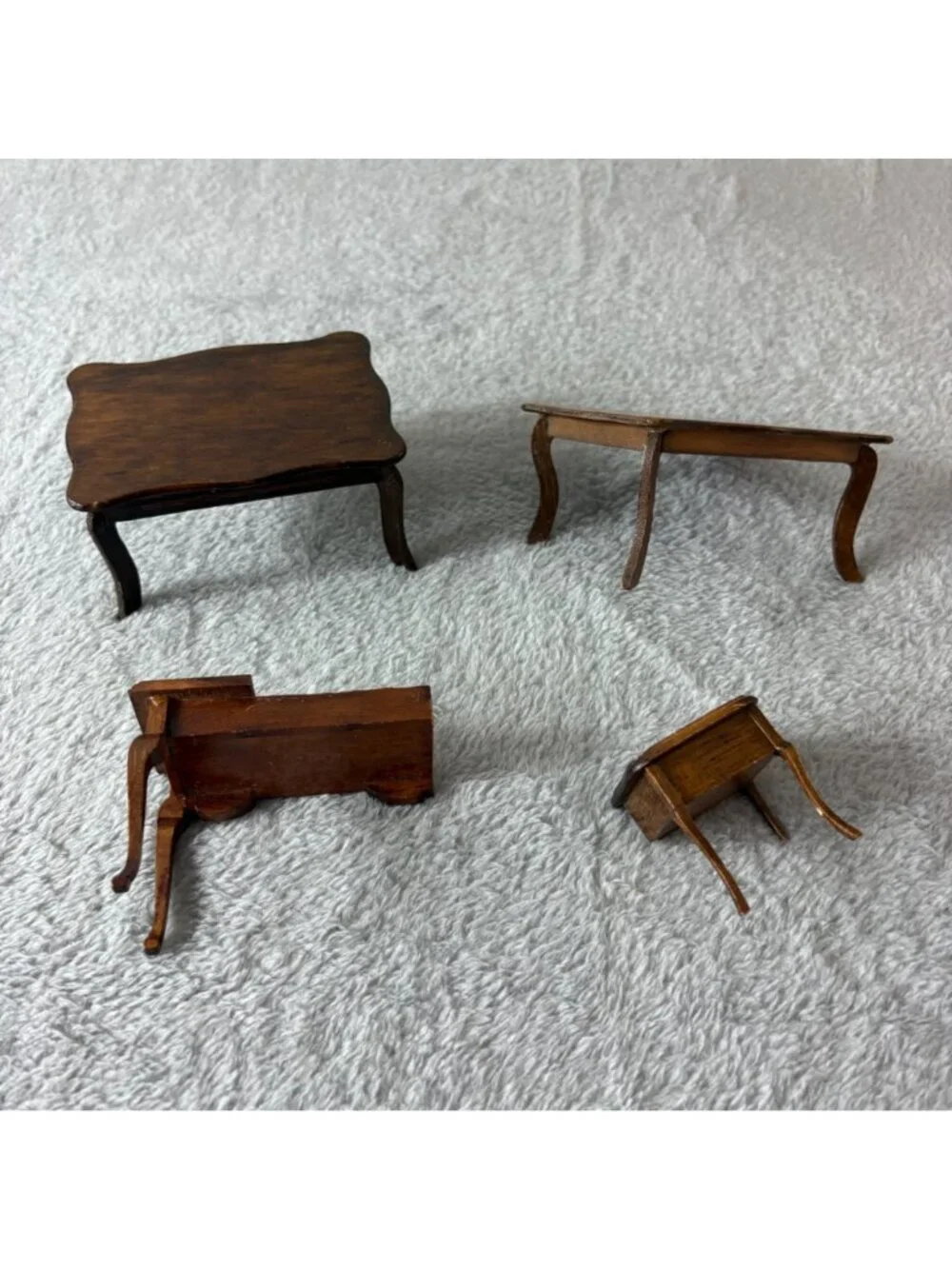Dollhouse Miniatures Furniture Lot of Table Flawed need repairs